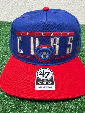 ‘47 Brand Chicago Cubs Blue and Red Snapback Hat